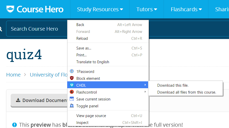 Course Hero Downloader 1