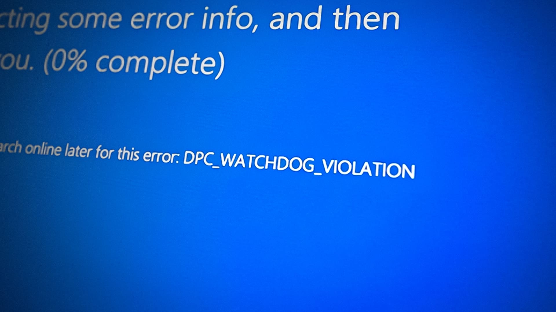 DPC Watchdog Violation