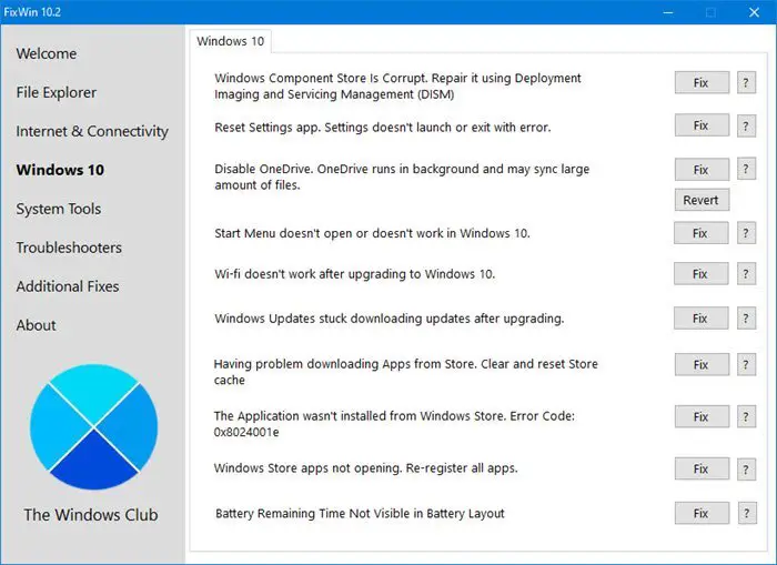 ИсправлениеWin 10 для Windows 10