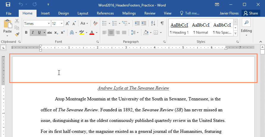 how-to-insert-a-header-on-first-page-only-microsoft-word-guide