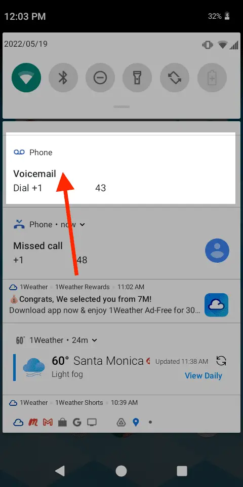 Voicemail Settings on Android