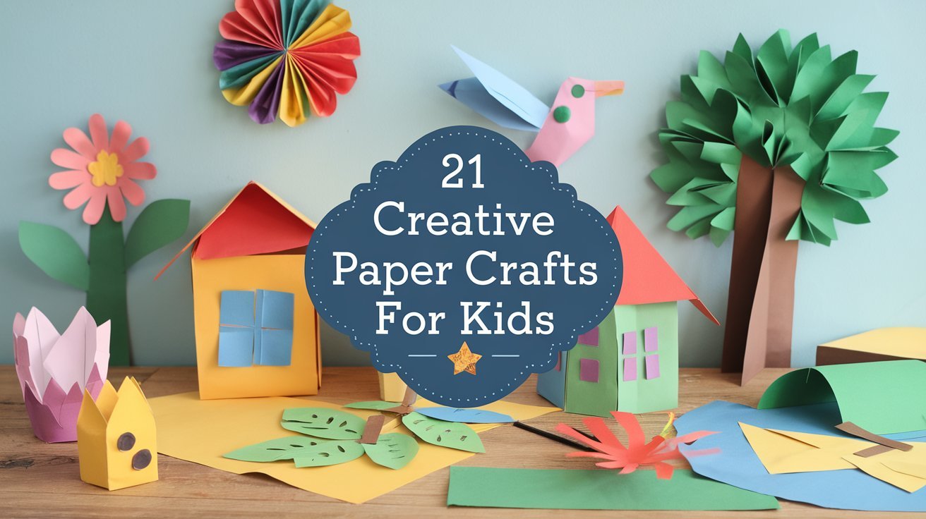 21 Creative Paper Crafts For Kids