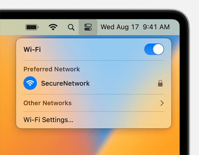 WiFi Password on macOS