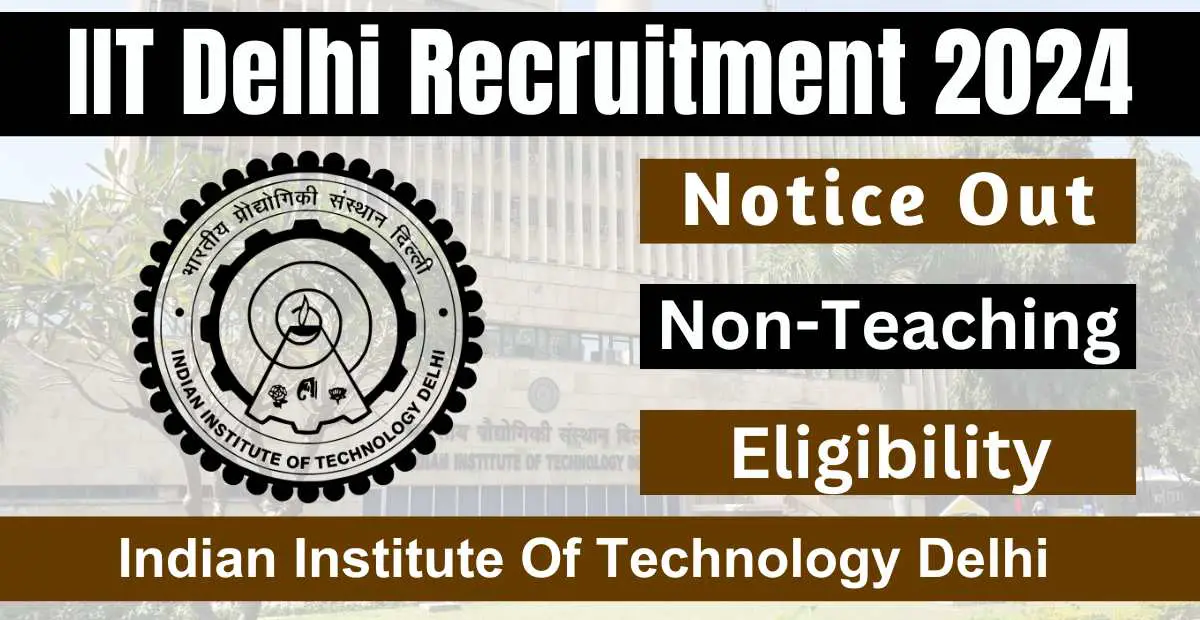 Recrutamento não docente do IIT Delhi