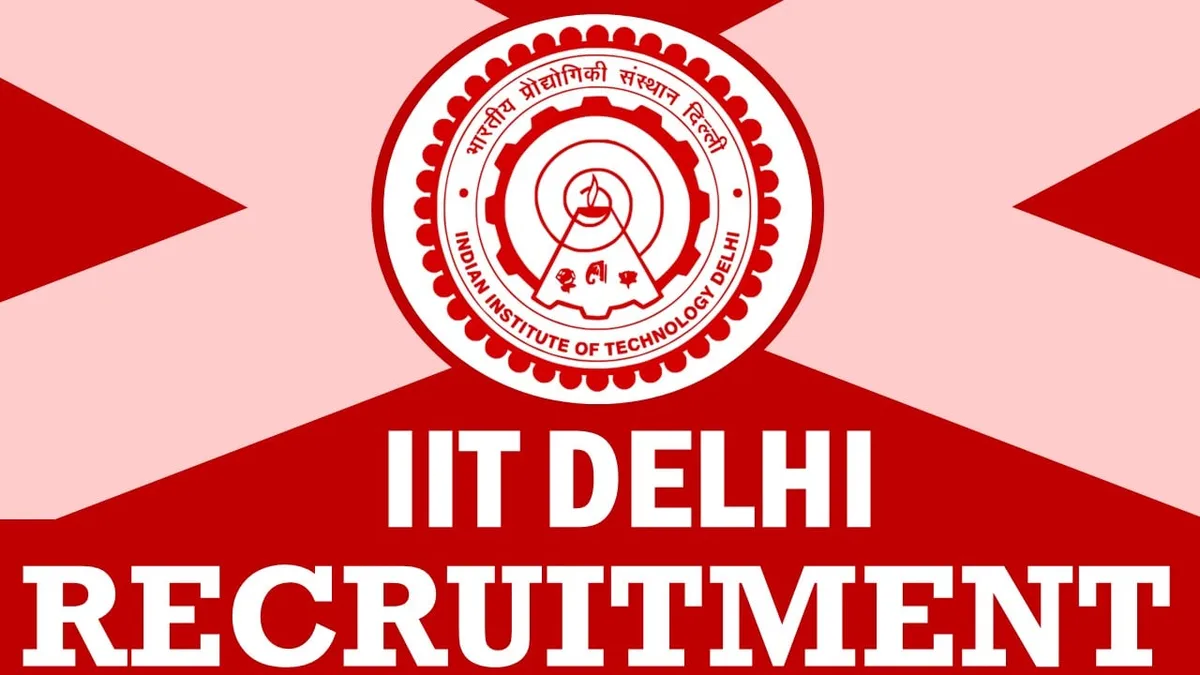 IIT Delhi rekrutteringsstilling