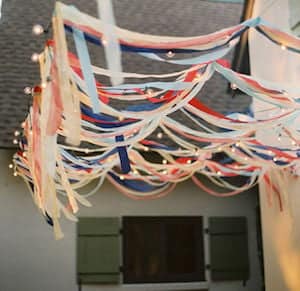 Hanging Canopy of Streamers