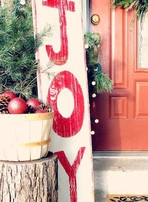 Joy Porch Sign