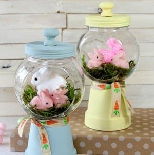 1 Easy DIY Bunny Gumball Machines