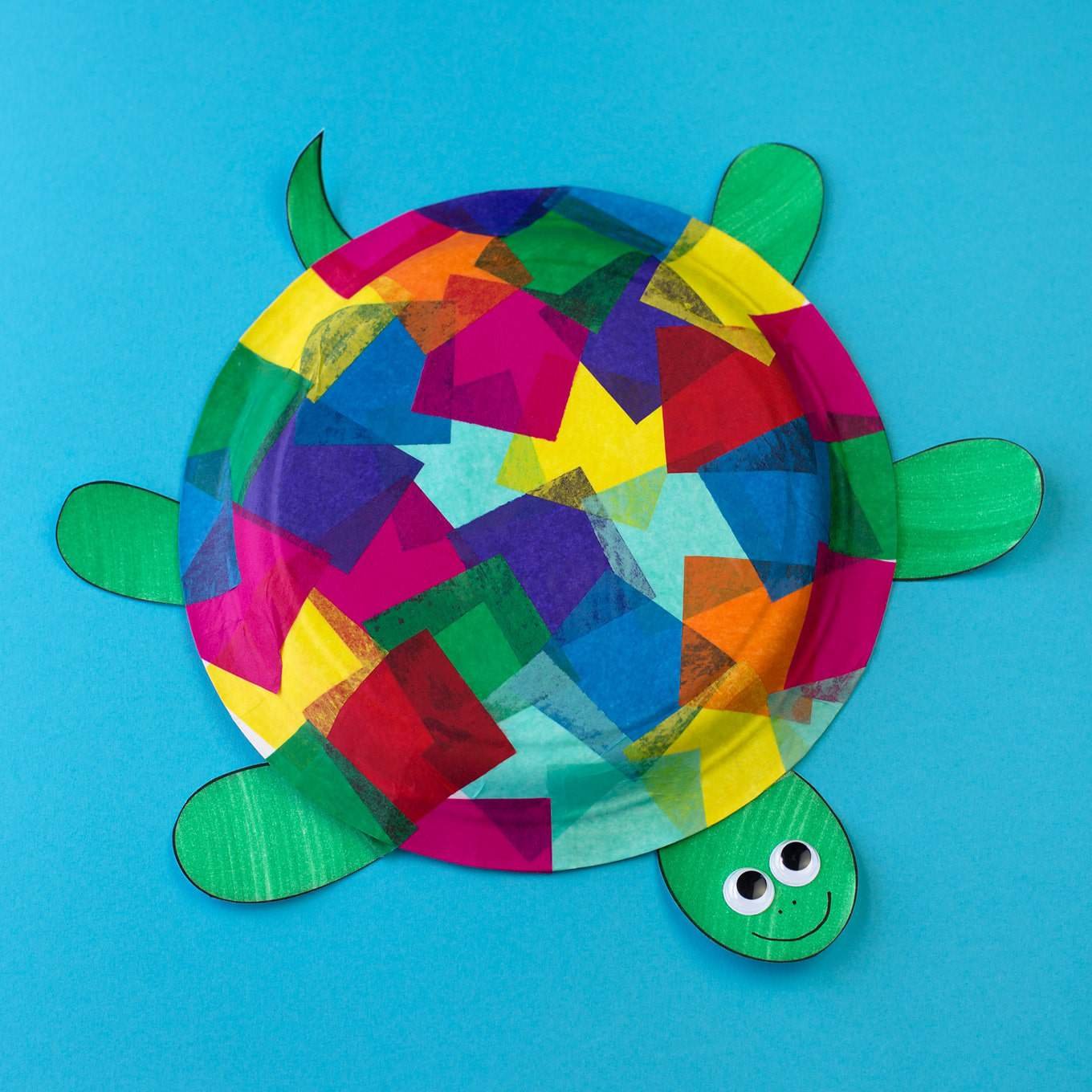 21 Fun Paper Plate Crafts For Kids 24 Tissue Paper Snail 9