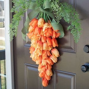 Easter Carrot Wreath 