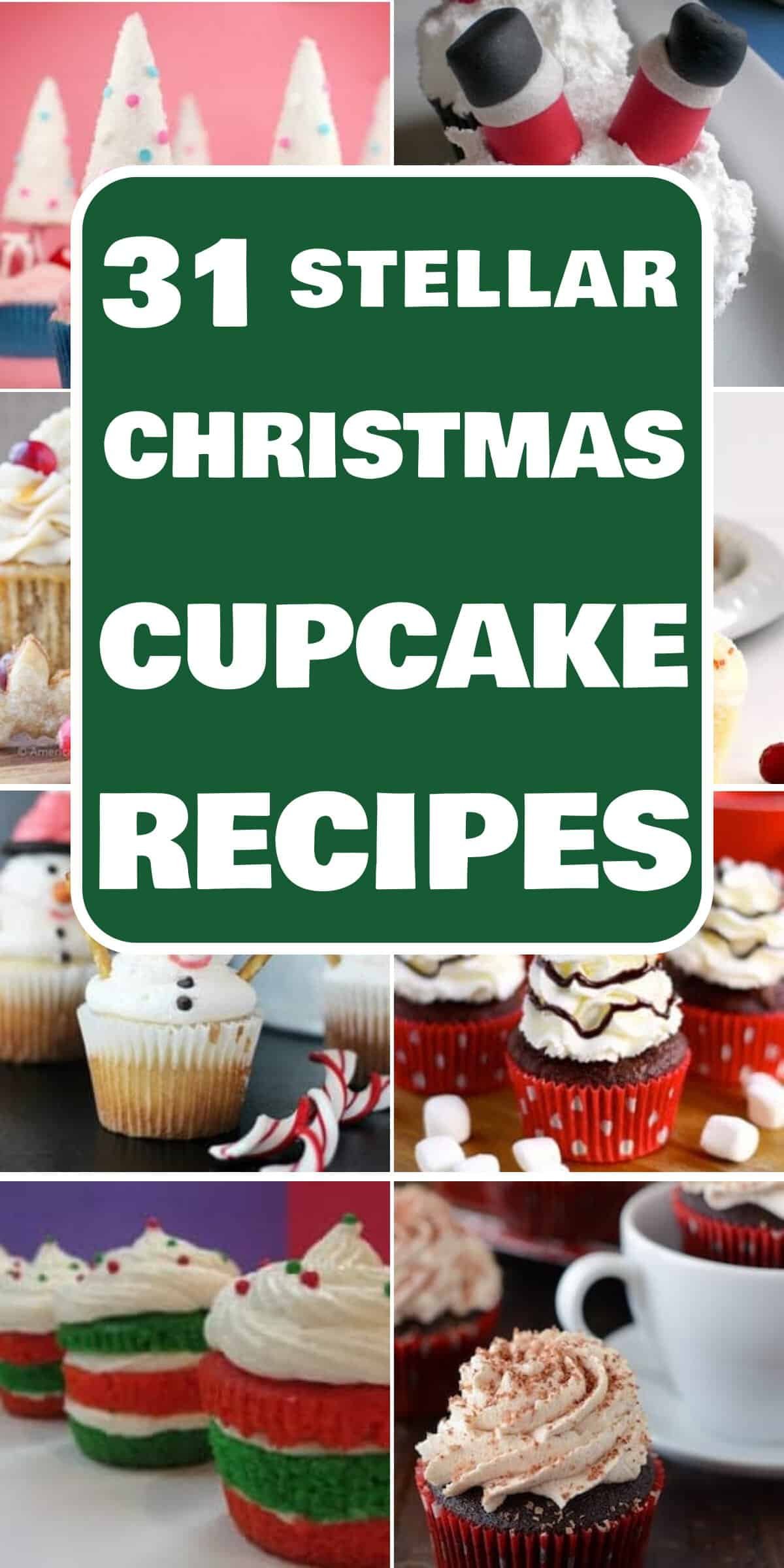 31 Festive Christmas Cupcake Ideas