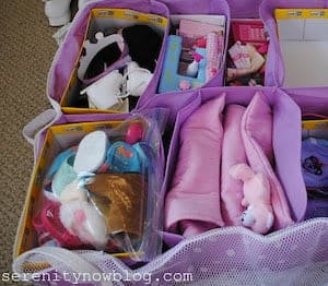 American Doll toy Storage Solution