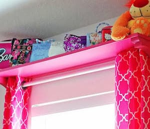 Easy Curtain Bookshelf