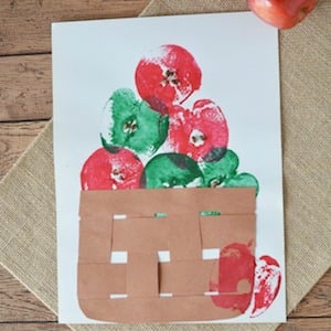 Apple Stamping Craft