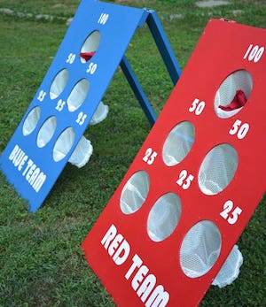 Backyard Bean Bag Toss Game