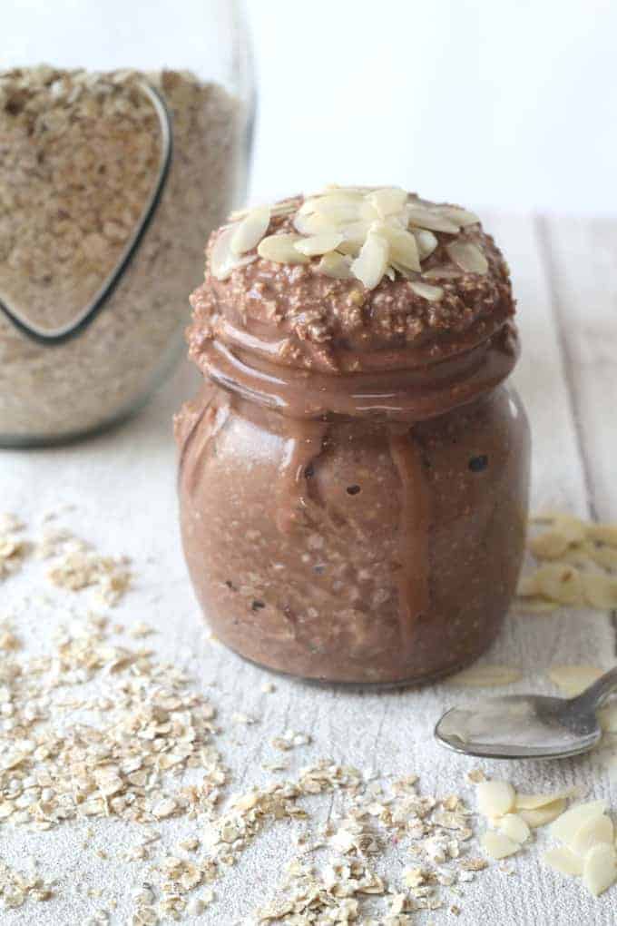 Cocoa Banana Overnight Oats 001