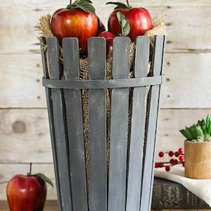 Paint Sticks Bushel Basket