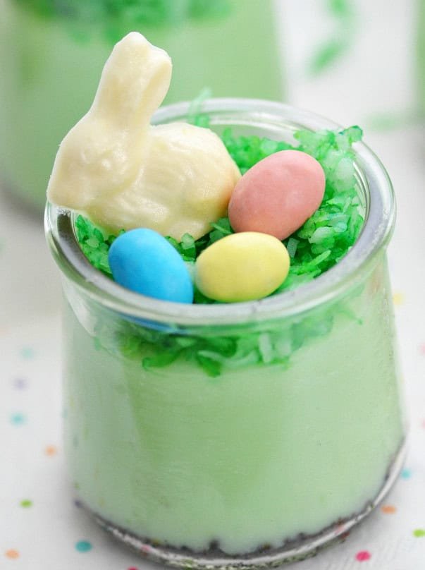 Pistachio Pudding Dessert Parfaits for Easter