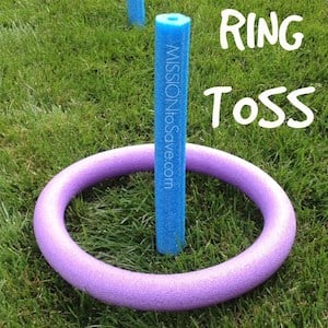 Pool Noodle Ring Toss