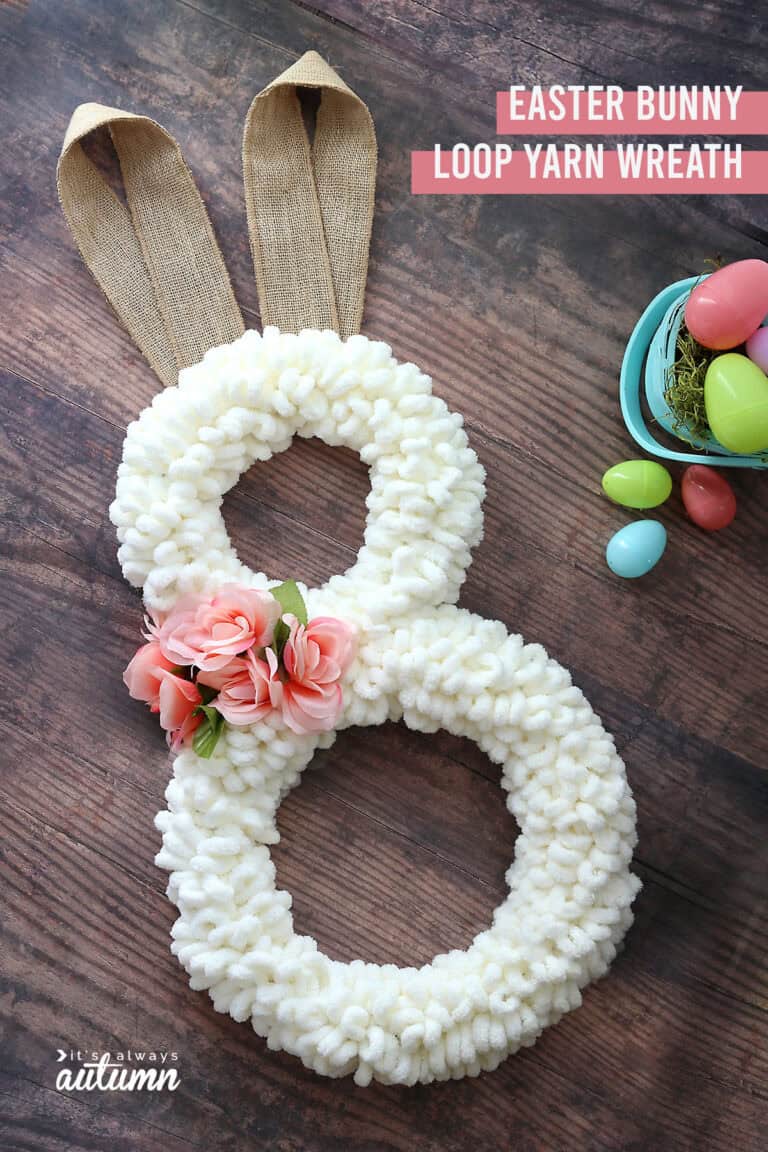 easter bunny wreath