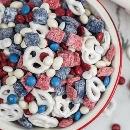 patriotic chex mix