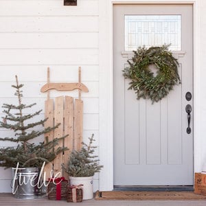 Farmhouse Christmas Porch