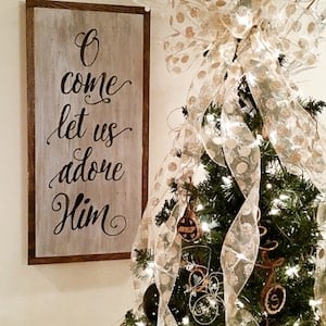 Rustic Farmhouse Christmas Sign