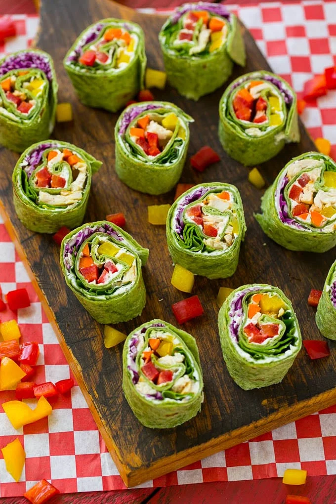 veggie pinwheels 2
