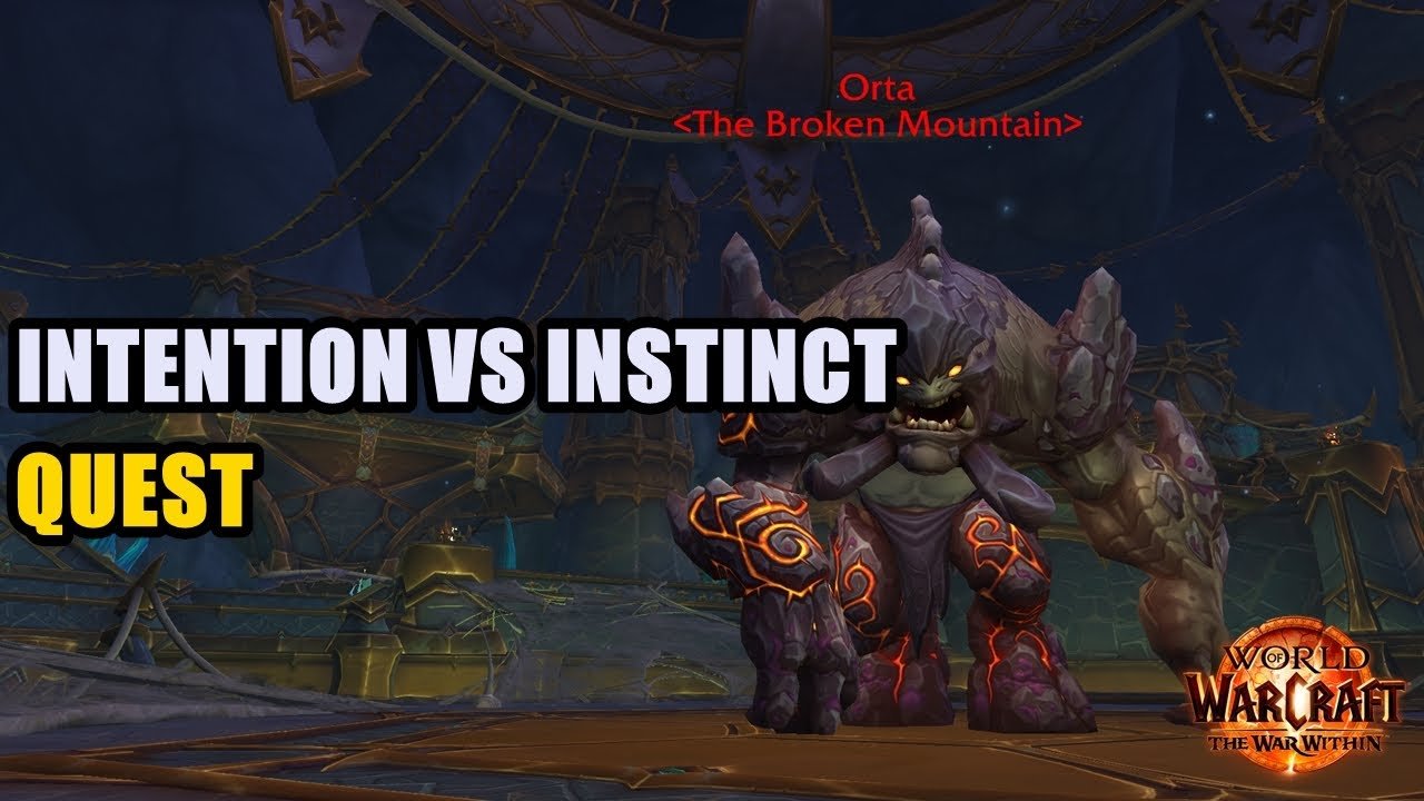 Intention vs Instinct Quest Guide in WoW 2