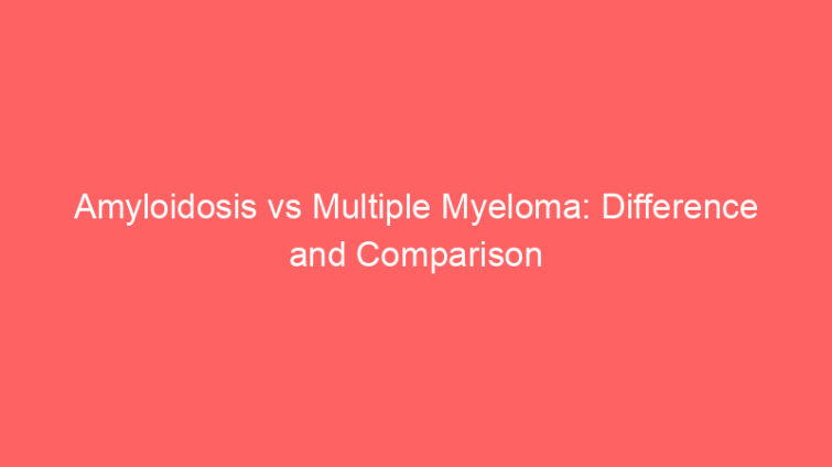 amyloidosis vs multiple myeloma difference and comparison 652114