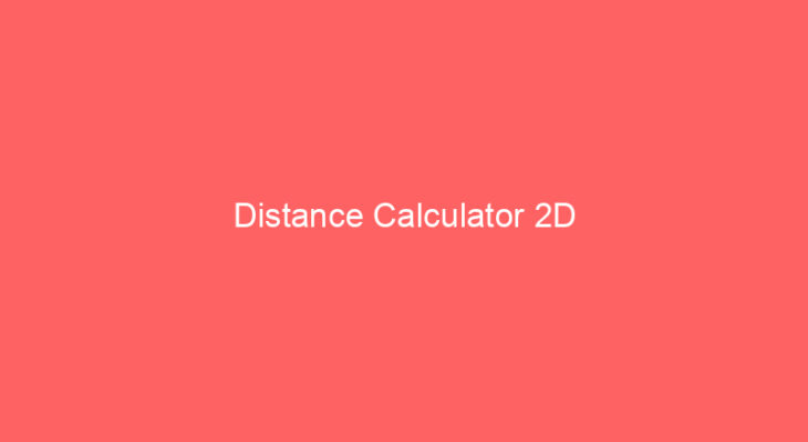 distance calculator 2d 661682
