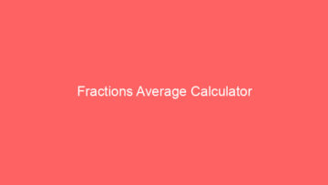 fractions average calculator 661825