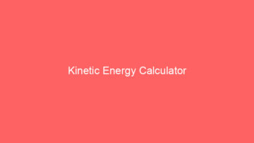 kinetic energy calculator 662620