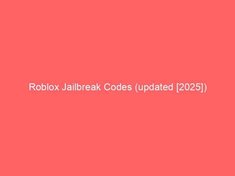Roblox Flood Escape 2 Codes (updated [2025])