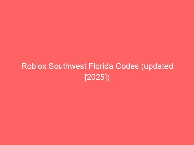 Roblox The Drive Codes (updated [2025])