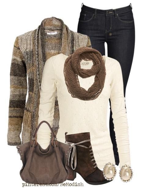 Pin page Pin page - brown cardigan outfit