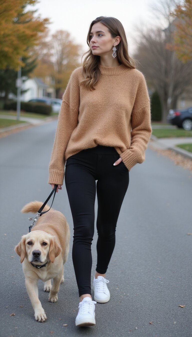 Oversized Sweater with Leggings