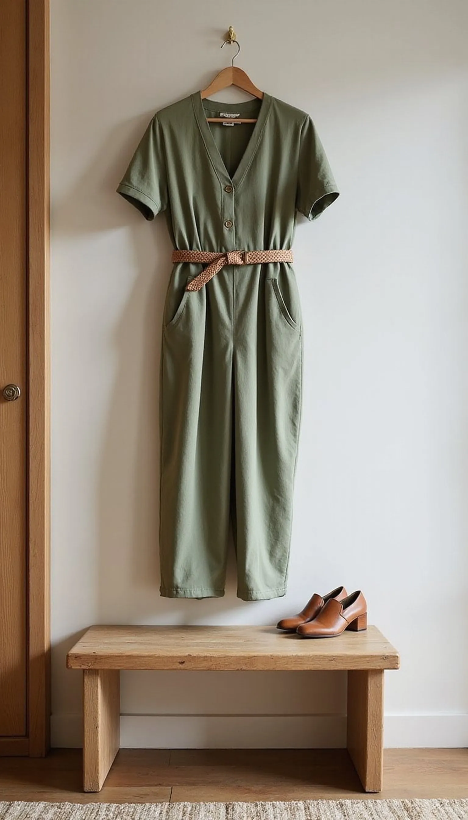 Casual-chic jumpsuit for effortless spring style