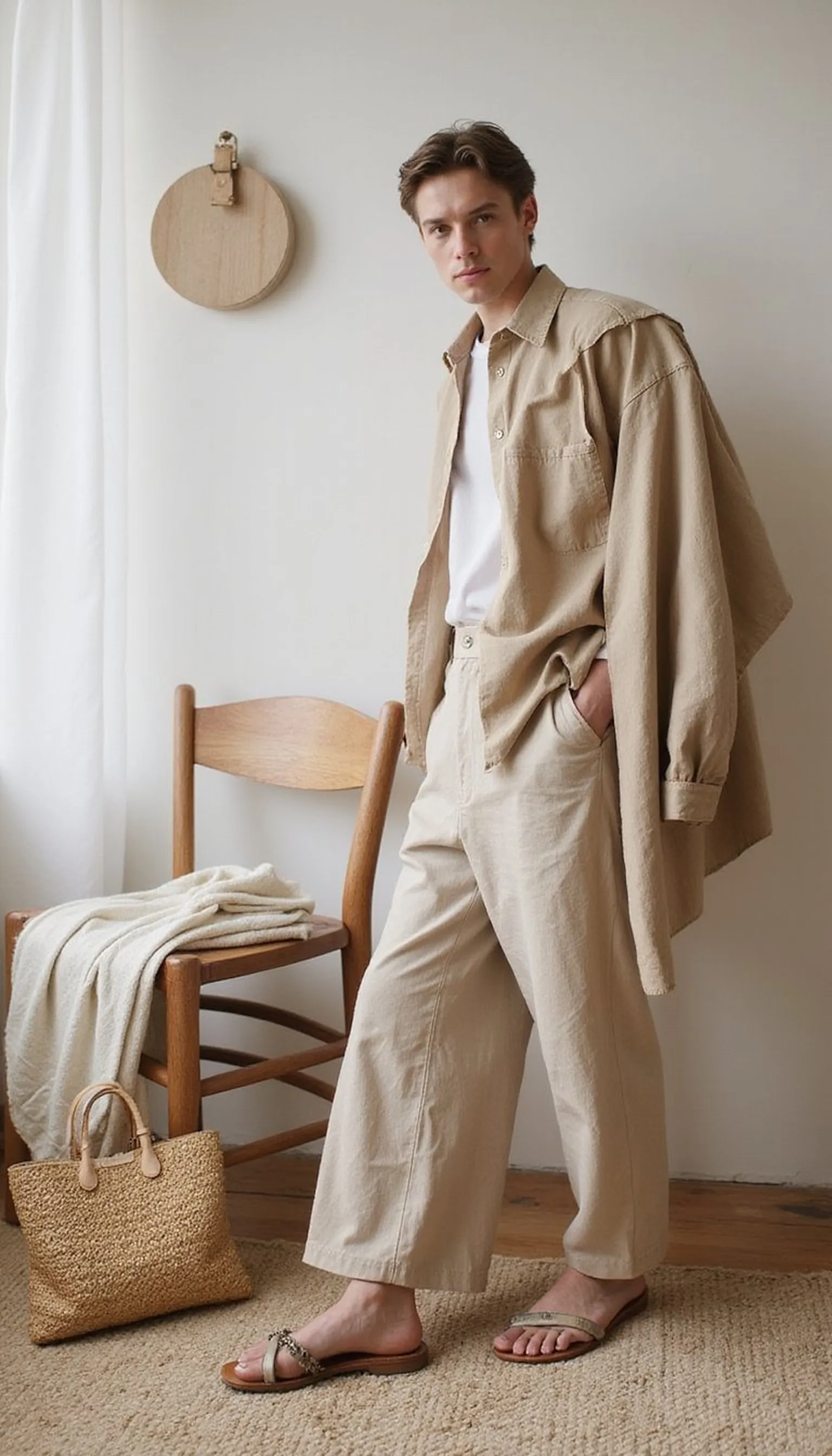 Lightweight linen separates for warm weather